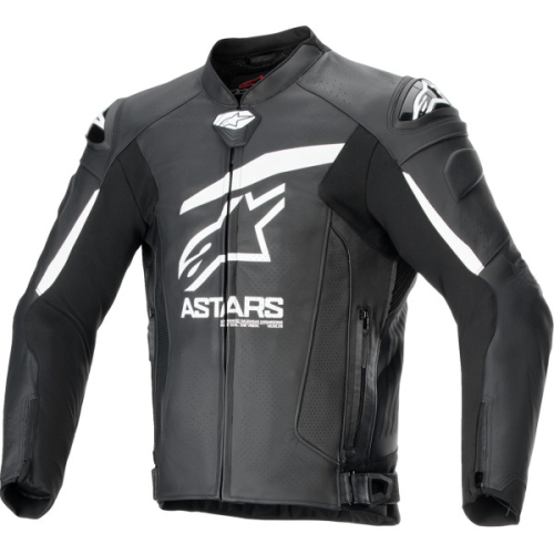 Alpinestars - Alpinestars GP Plus R V4 Airflow Leather Jacket - 3100624-12-60 - Black/White - 60