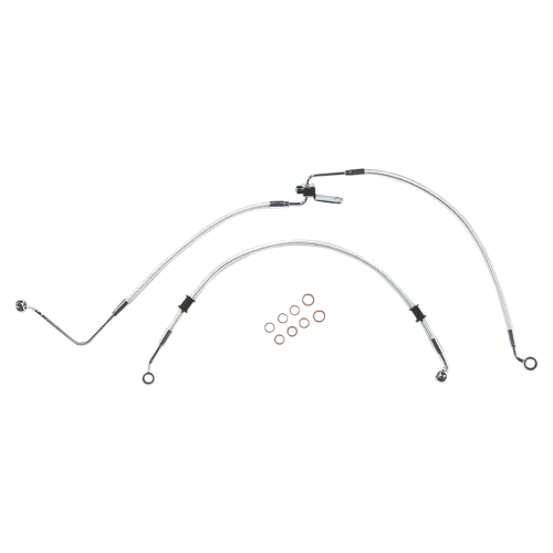 Magnum - Magnum Sterling Chromite II Braided Rear Brake Line Kit - AS3622