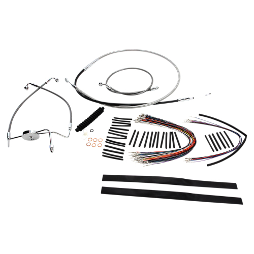 Magnum - Magnum Stainless Steel XR Handlebar Installation Kit for 12-14in. Ape - 589301