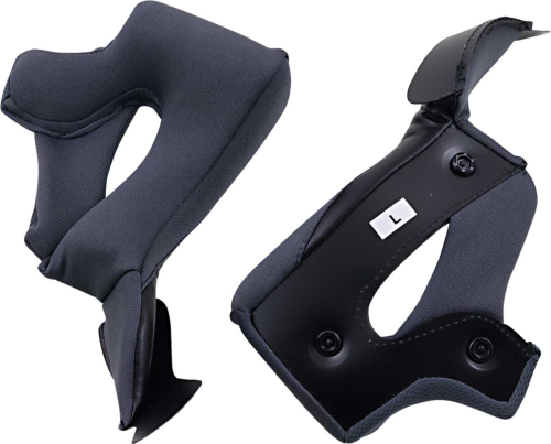 Z1R - Z1R Cheek Pads for Warrant Helmets - Lg (55mm) - Black - 0134-2686