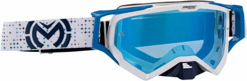 Moose Racing - Moose Racing Pro Stars Graphic Goggles - White/Blue - 2601-2671