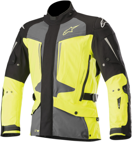 Alpinestars - Alpinestars Yaguara Drystar Tech Air Airbag Compatible Jacket - 3203218-1015-L - Black/Dark Gray/Yellow - Large