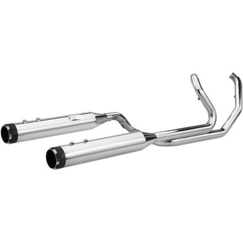 S&S Cycle - S&S Cycle El Dorado True Dual Exhaust System - Chrome with Thruster End Caps - 550-0699A