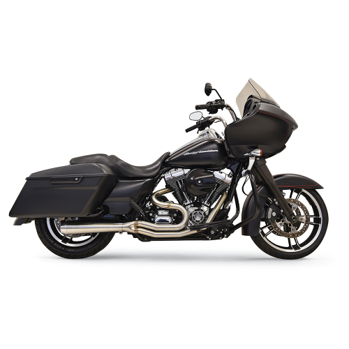 Bassani Manufacturing - Bassani Manufacturing Short Road Rage III Stainless 2-Into-1 Exhaust System - 1F12SS