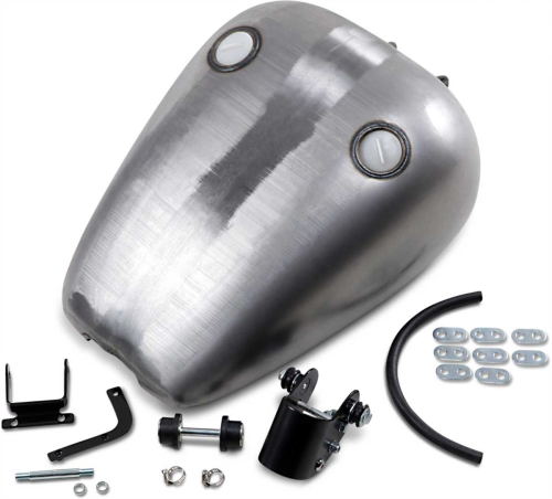 Drag Specialties - Drag Specialties QuickBob Rubber-Mount Gas Tank - Smooth Top For Use with Screw-In Caps - DS-391272