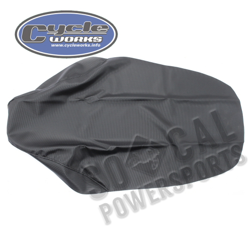 Quad Works - Quad Works Cycle Works Seat Cover - Gripper Black - 36-12592-01
