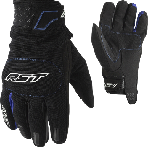 RST - RST Rider Gloves - 102100BLU-08 - Black/Blue - 8