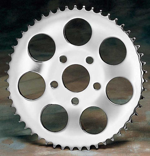 Drag Specialties - Drag Specialties Dished Rear Wheel Sprocket - Chrome 47T - 19433P