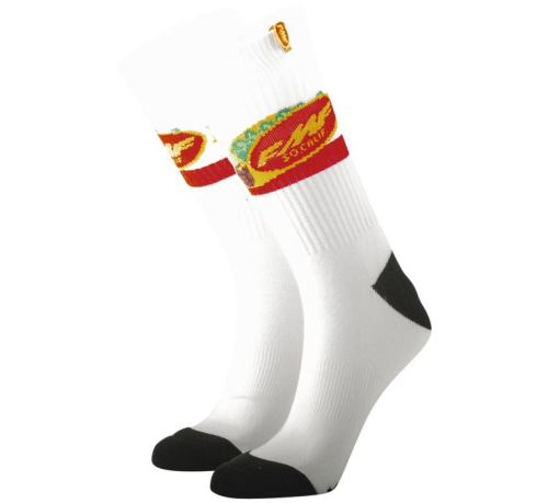 FMF Racing - FMF Racing Taco Tuesday Socks - SP22194905 - White - OSFM