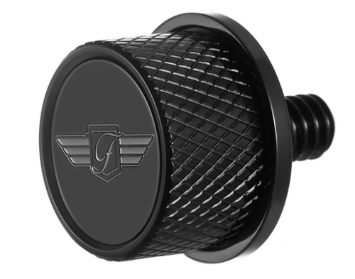 Figurati Designs - Figurati Designs Seat Mounting Knob - Black with Figurati Desings Logo - FD01-SEAT KN-BK
