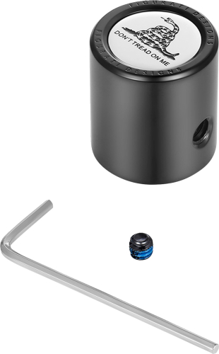 Figurati Designs - Figurati Designs Heel-Toe Shifter Cover - Black with Don't Tread On Me - FD40-HTSC-BLK