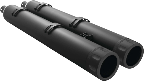Freedom Performance - Freedom Performance 4in Eagle Slip-on Mufflers for Indian - Black/Pitch Black Tip - IN00227