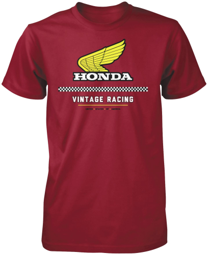 Honda Collection - Honda Collection Vintage Racing Short Sleeve Tee - 547316 - Red - Medium