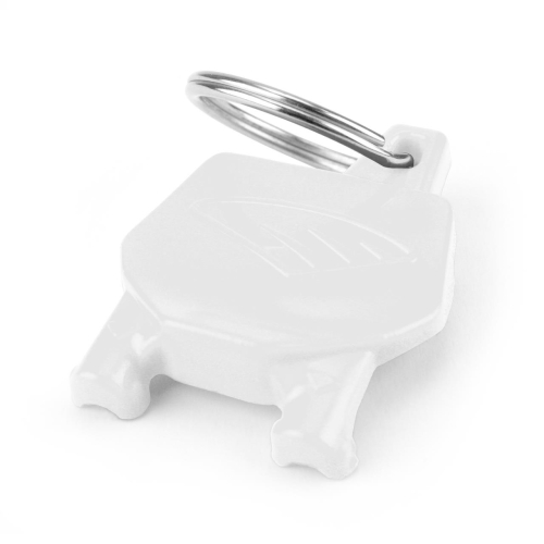 Cycra - Cycra Number Plate Key Chain - White - 1CYC-0002-42