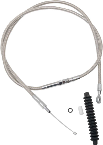 Drag Specialties - Drag Specialties Braided High Efficiency Clutch Cable - 64 11/16in. - 5322303HE