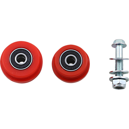T.M. Designworks - T.M. Designworks PowerLip Chain Roller Kit - Red - ZDK-250-RD