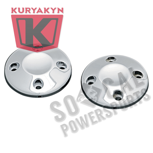 Kuryakyn - Kuryakyn ISO-Grip End Caps - Plain - 6243