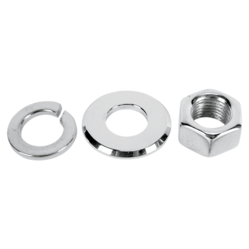 Colony - Colony Axle Nuts and Washer Kit with 1/2in.-20 Thread - Chrome - 8769-3