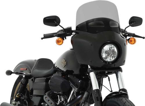 Memphis Shades - Memphis Shades Vented Windshield for Road Warrior Fairing - 11in. - Black Smoke - MEP87412