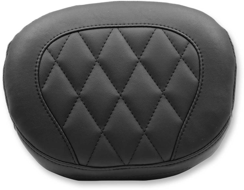 Mustang - Mustang Large Sissy Bar Pad - Black Diamond Stitch - 76768