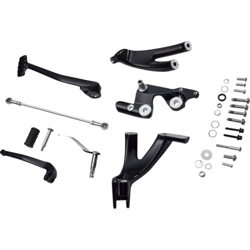 Drag Specialties - Drag Specialties Forward Control Kit - Gloss Black - 1622-0574