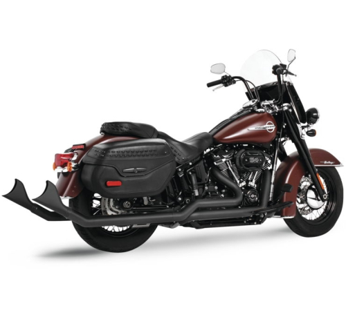 Freedom Performance - Freedom Performance Tuck-N-Under Upsweep Exhaust - Black - Sharktail - HD00931