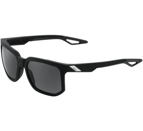 100% - 100% Centric Sunglasses - 60025-00004 - Soft Tact Black / PeakPolar Gray Lens - OSFM