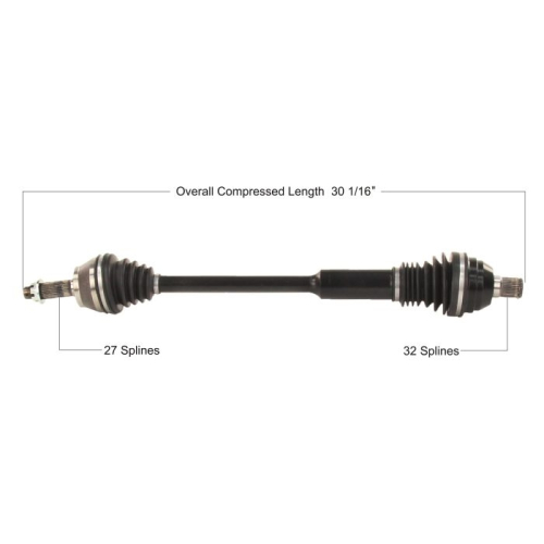 TYTANEUM - TYTANEUM OE Style CV Axle - ARC-7035