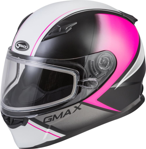 G-Max - G-Max FF49S Hail Womens Helmet - G2495343 - Matte Black/Pink/White - X-Small