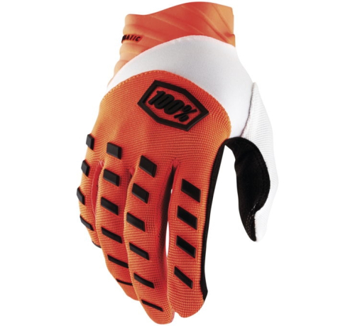 100% - 100% Airmatic Gloves - 10000-00020 - Flo Orange - Small