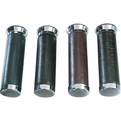 Drag Specialties - Drag Specialties Leather-Covered Grips -  Honda Gold Wing 82-00 - 45-1122B-BC324