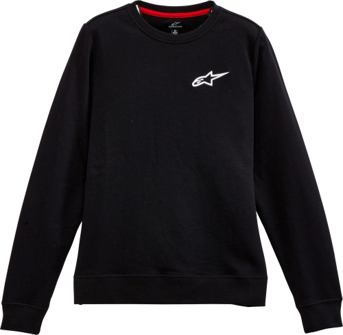 Alpinestars - Alpinestars Ageless Chest Crew Womens Fleece - 1232-51820-10-XS - Black - X-Small