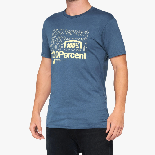 100% - 100% Kramer T-Shirt - 32131-463-11 - Slate - Medium