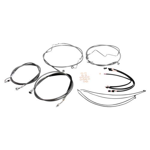 Magnum - Magnum Stainless Steel XR Handlebar Installation Kit for 15-17in. Ape - 589752