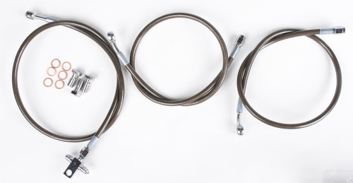 Streamline - Streamline 3-Line Brake Line Kit (+2in.) - Smoke - LTR450-F-2SMK