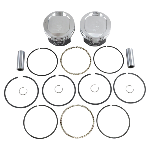 Wiseco - Wiseco K Piston Kit (73ci., Reverse Dome) - .020in. Oversize to 3.518in., 10:1 Compression - K1684