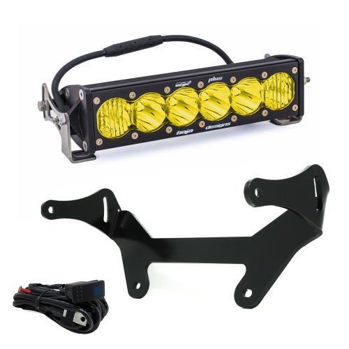 Baja Designs - Baja Designs ONX6 Plus Shock Mount Light Bar Kit - 10in. - Baja Amber - 447120