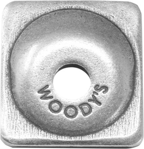 Woodys - Woodys Angled Digger Aluminum Backing Plates - 5/16in. - Natural (24pk.) - ANG-3775