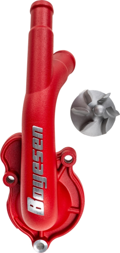 Boyesen - Boyesen Spectra Series Hy-Flo Water Pump Cover and Impeller Kit - Red - WPK-06DR