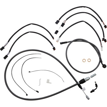 Magnum - Magnum Karbonfiber Handlebar Installation Kit for 12in-14in. Ape - 7871161