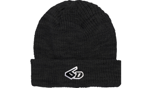 6D - 6D Logo Beanie - 52-3002 - Black - OSFM