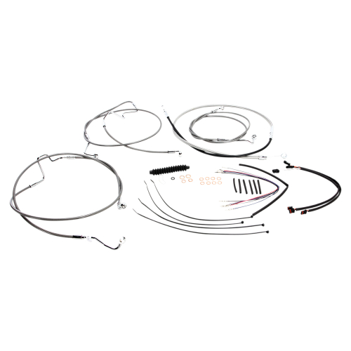 Magnum - Magnum Stainless Steel XR Handlebar Installation Kit for 12-14in. Ape - 589481