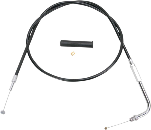 Drag Specialties - Drag Specialties Alternative Length Black Vinyl Throttle Cable - 48in. - 4330548