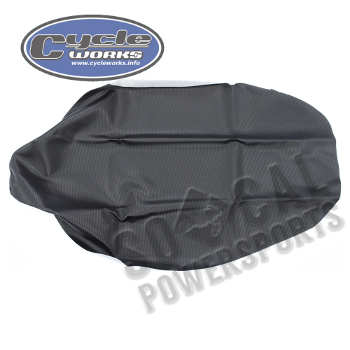 Quad Works - Quad Works Cycle Works Seat Cover - Gripper Black - 36-14505-01