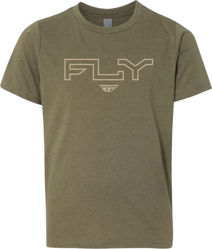 Fly Racing - Fly Racing Fly Edge Youth T-Shirt - 354-0312YM - Military Green - Medium