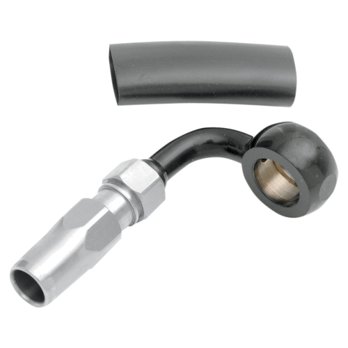 Magnum - Magnum Build Your Own Brake Line - 7/16in. 90 Degree Black Chrome Banjo w/ Stainless Fittings - 492790