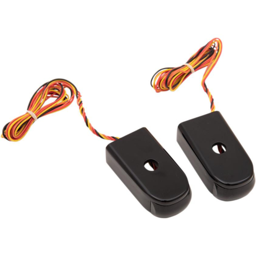 Alloy Art - Alloy Art Strut Mount LED Lights - Smoke Lens - Anodized Black Finish - SSL-LG-2B