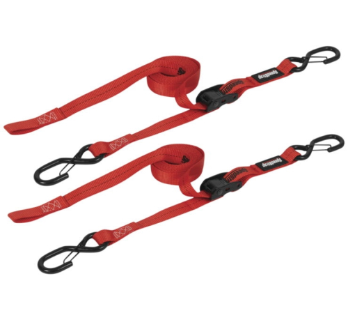 PRP - PRP 1in. Cam Lock Tie Down Snap S-Hook - Red - 12103-2