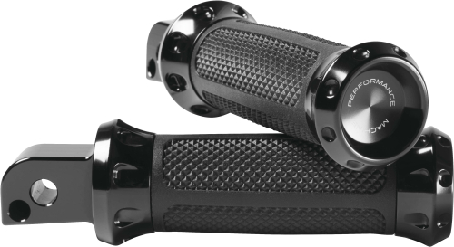 Performance Machine - Performance Machine Overdrive Footpegs - Passenger - Black - 0035-1245M-B