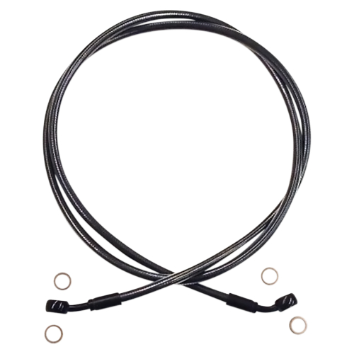 Magnum - Magnum Black Pearl E-Z Align Single Disc Front Brake Line - +6in. - 46349SW